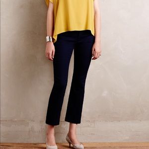 Anthropologie Crop Flare Charlie Trousers